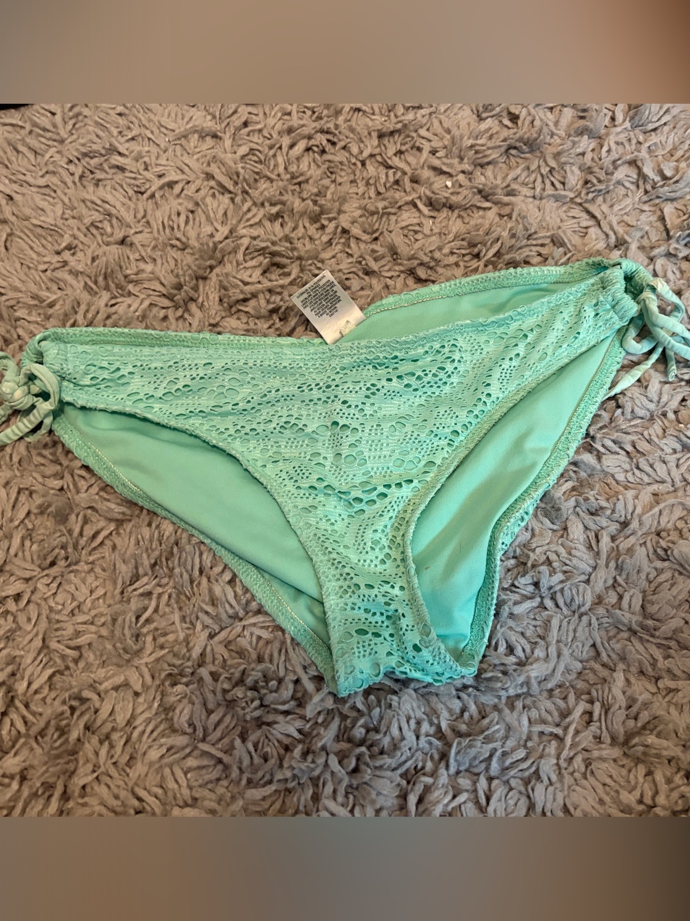 Mossimo Supply Co. Crochet Bikini Bottoms in Mint Green